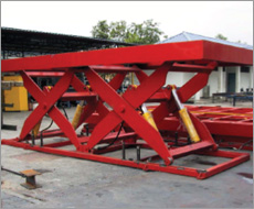 TWIN SCISSOR TABLE